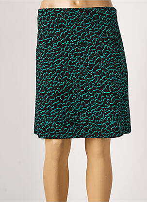 Jupe courte taille normale vert ICHI femme