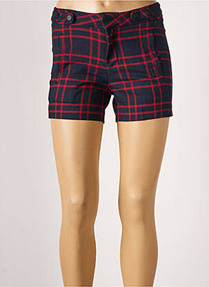 Short fermeture zippée sous rabat avec crochet taille normale bleu FREEMAN T.PORTER femme