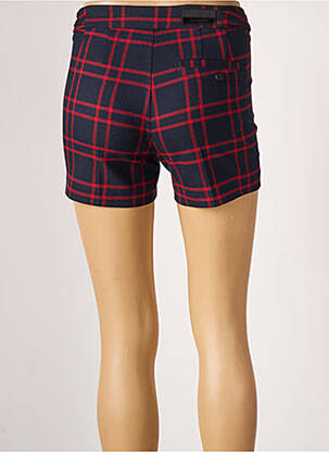 Short fermeture zippée sous rabat avec crochet taille normale bleu FREEMAN T.PORTER femme