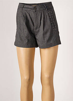 Short taille à pinces taille haute gris FREEMAN T.PORTER femme