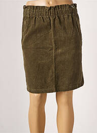 Jupe courte poches vert ICHI femme