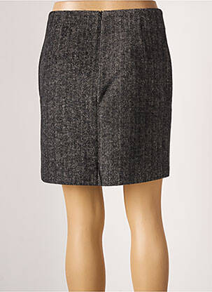 Jupe courte coupe droite gris YAYA femme