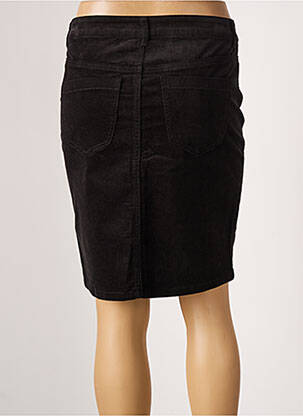 Jupe mi-longue stretch noir FRANSA femme