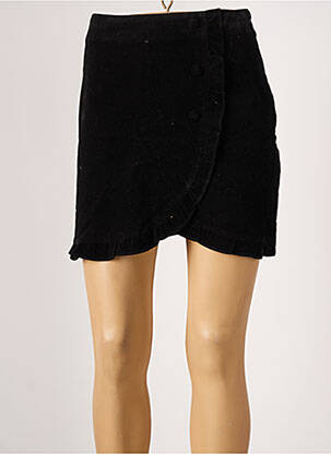Jupe courte taille normale noir LA PETITE ETOILE femme