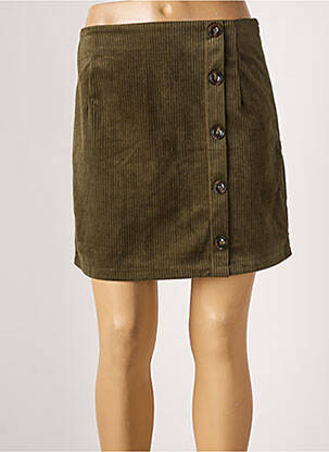 Jupe courte doublure vert CHERRY PARIS femme