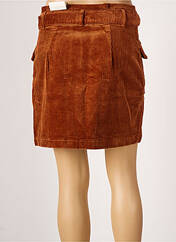 Jupe courte marron LA PETITE ETOILE pour femme seconde vue