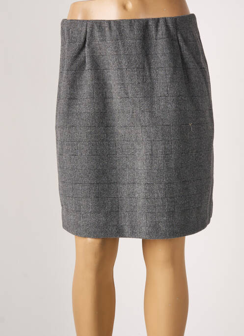 Jupe courte gris ICHI pour femme