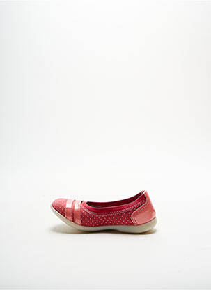 Ballerines fermeture elastique rose KICKERS fille