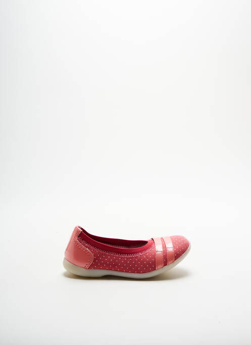Ballerines empiècements rose KICKERS fille
