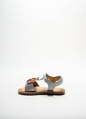 Sandales/Nu pieds gris MOD8 pour fille seconde vue