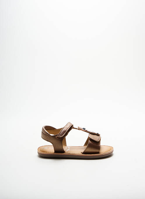 Sandales/Nu pieds marron MOD8 pour fille