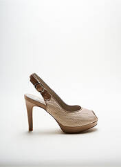 Sandales/Nu pieds beige PERLATO pour femme seconde vue