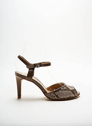 Sandales/Nu pieds marron PERLATO pour femme