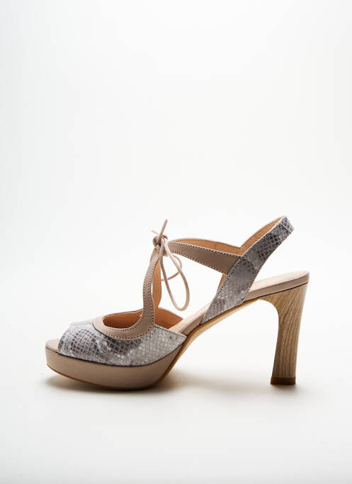 Sandales/Nu pieds beige HISPANITAS pour femme