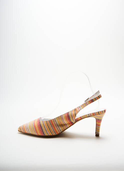 Sandales/Nu pieds orange DÉNOUÉE pour femme