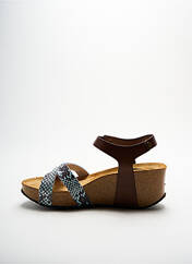 Sandales/Nu pieds marron PLAKTON pour femme seconde vue