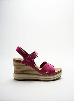 Sandales/Nu pieds rose PLAKTON pour femme
