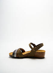Sandales/Nu pieds vert PLAKTON pour femme seconde vue