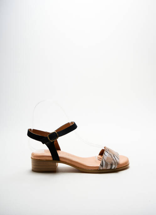 Sandales/Nu pieds noir GOODSTEP pour femme
