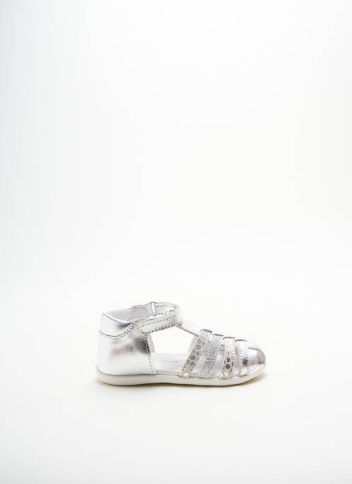 Sandales/Nu pieds gris NÖRVIK pour fille