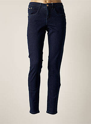 Jeans skinny tissage brut taille normale bleu CREAM femme
