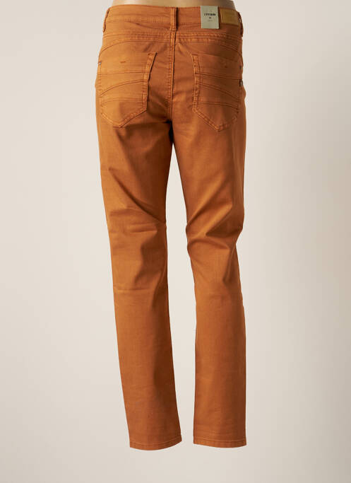 Pantalon slim stretch marron CREAM femme