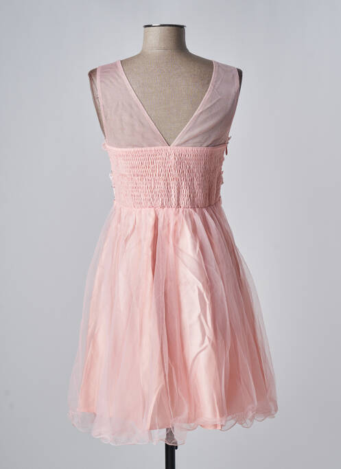 Robe mi-longue rose FLOWER BY CHARM'S pour femme