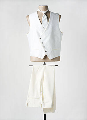 Costume de cérémonie coupe costume blanc ADIMO homme