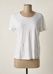 T-shirt blanc SCHOOL RAG pour femme seconde vue