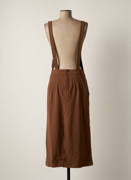 Robe longue marron LOLA ESPELETA pour femme