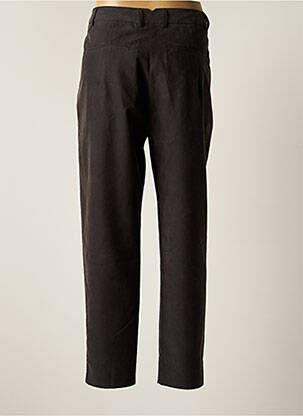Pantalon chino fermeture zippée sous rabat boutonné taille normale gris SCHOOL RAG femme