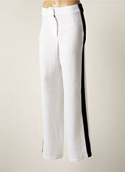 Pantalon large blanc SCHOOL RAG pour femme seconde vue