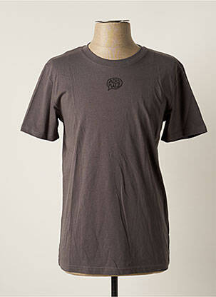 T-shirt gris ADISHATZ pour homme