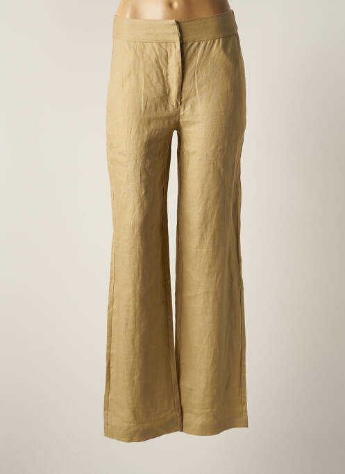 Pantalon large beige SCHOOL RAG pour femme