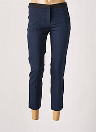 Pantalon 7/8 stretch taille normale bleu SCHOOL RAG femme