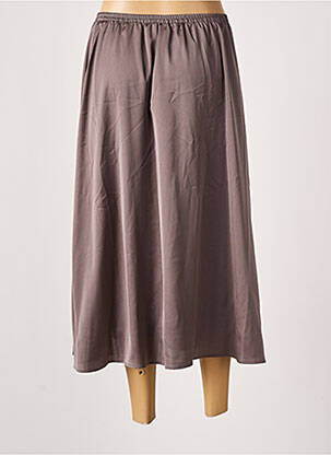 Jupe longue coupe fluide gris SCHOOL RAG femme