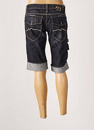 Short fermeture zippée sous rabat boutonné bleu TEDDY SMITH fille
