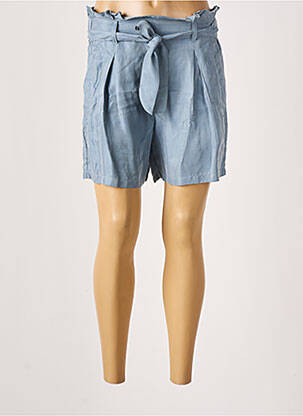 Short taille élastique taille haute bleu LOLA ESPELETA femme