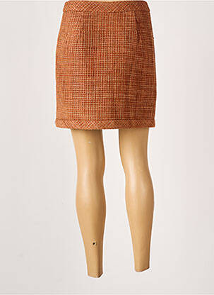 Jupe courte poches marron THE KORNER femme