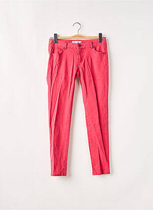Pantalon 7/8 stretch taille basse rose LOLA ESPELETA femme