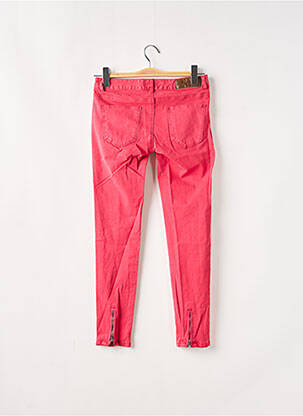 Pantalon 7/8 stretch taille basse rose LOLA ESPELETA femme