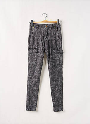 Jeans skinny taille haute taille haute gris DESIGUAL femme
