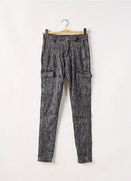 Jeans skinny taille haute taille haute gris DESIGUAL femme