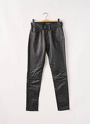 Pantalon slim taille haute taille haute noir LOLA ESPELETA femme