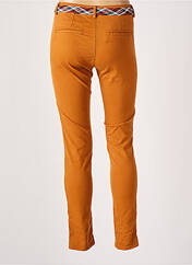 Pantalon chino orange TEDDY SMITH pour femme seconde vue