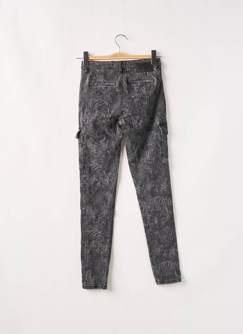 Jeans skinny gris DESIGUAL pour femme
