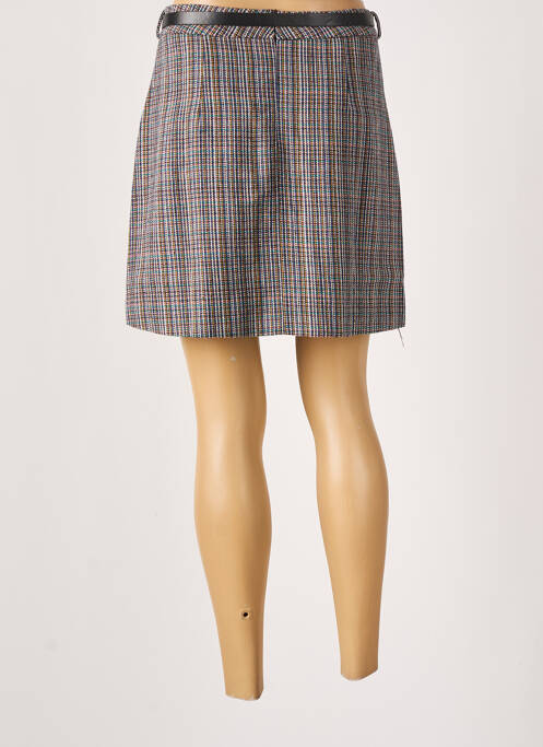 Jupe courte bleu LILI SIDONIO pour femme