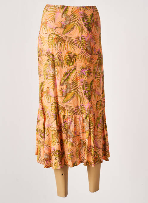 Jupe longue orange DESIGUAL pour femme