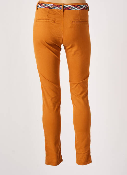 Pantalon chino orange TEDDY SMITH pour femme