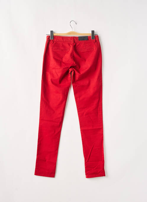 Pantalon chino rouge DDP pour femme